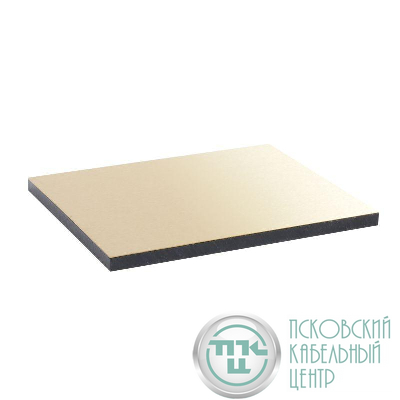 Панель декоративная для крышки напол. коробки 16/24М исполнение вровень с полом латунь Leg 088150