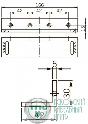 Крепление L-образ. L-кронштейн для EMC 400 AH dormakaba 269896