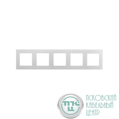 Рамка 5-м Simon24 алюм. 2400650-033