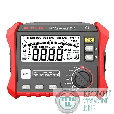 Мегаомметр цифровой KT 5203 "PROLINE" КВТ 89638