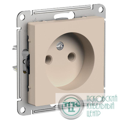 Розетка AtlasDesign 16А без заземл. без шторок механизм песочн. SE ATN001241