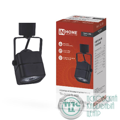 Светильник трековый TOP-LINE TR-GU10-TL 8SB GU10 230В квадрат под лампу черн. IN HOME 4690612043074