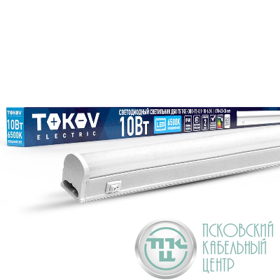 Светильник светодиодный ДБО Т5 10Вт 6.5К IP40 TOKOV ELECTRIC TKE-DBO-T5-0.9-10-6.5K