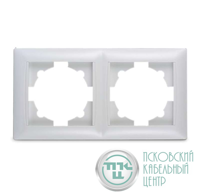 Рамка 2-м VALENZO 6302H бел. ASD / IN HOME 4690612006437