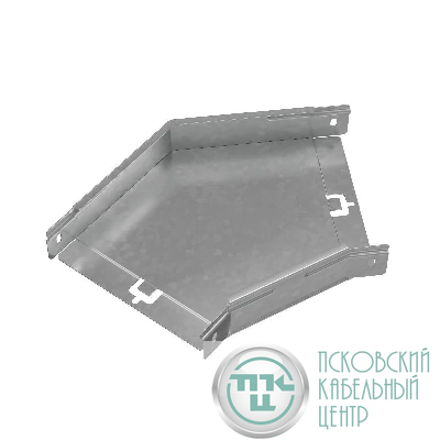 Угол для лотка горизонтальный 45град. 200х50 сталь 0.8мм "ПЛЮС" GLplus45-50-200 КМ PL0450