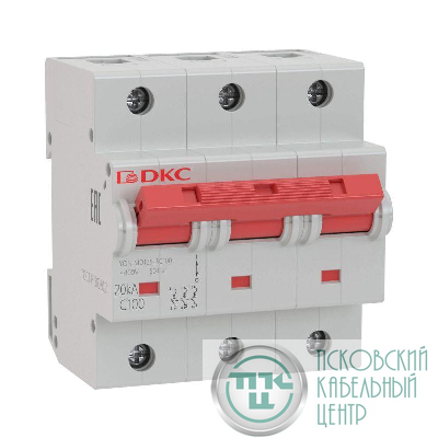 Выключатель автоматический модульный YON MD125-3D100-14ln DKC MD125-3D100
