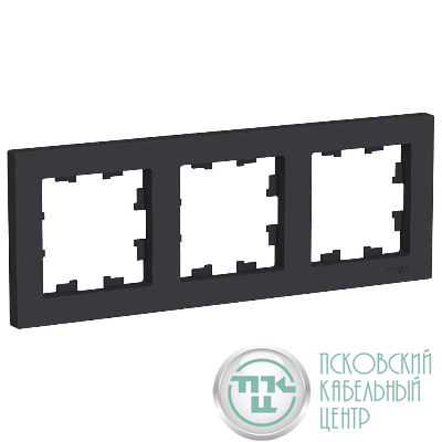 Рамка 3-м AtlasDesign универс. карбон SE ATN001003