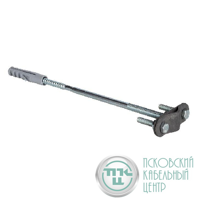 Крепление молниеприемника к стене d16мм L100мм хомут HZ PROxima EKF lp-04100