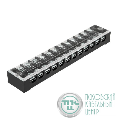 Блок зажимов клеммный БЗН ТВ-2512 2.5кв.мм 25А 12 пар Rexant 11-2157