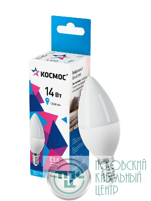 Лампа светодиодная CN 14Вт E14 4500К 1260лм 174-265В КОСМОС LkecLED14wCNE1445