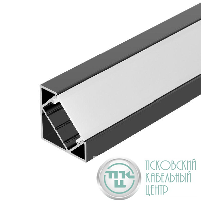 Профиль SL-KANT-H18-2000 BLACK L2000 алюм. Arlight 049430