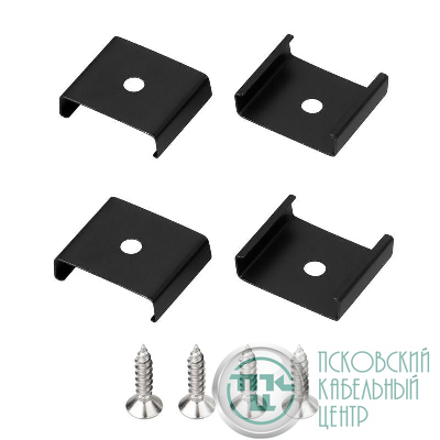 Держатель SL-MINI-15 BLACK металл (комплект) Arlight 049450