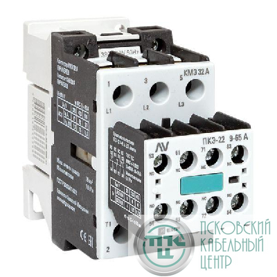 Комплект КМЭ 32А кат. 400В АС 2НО+2НЗ AVERES EKF ctr-s-32-00-400-av-22