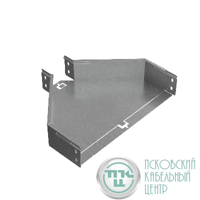 Переходник для лотка центральный 80х100-400 сталь 1мм "ПЛЮС" PDplus80-100-400-C КМ PL0788