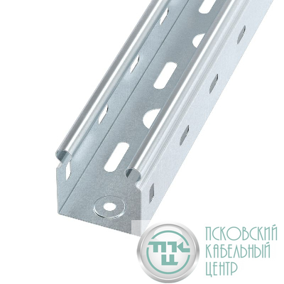 Лоток листовой перфорированный 50х50 L3000 сталь 1мм DKC 3526010