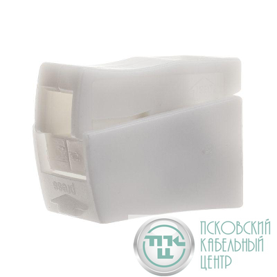 Клемма СМК 224-112 для светильника 2-проводная 1.0-2.5/0.5-2.5кв.мм бел. (уп.100шт) Rexant 07-2411