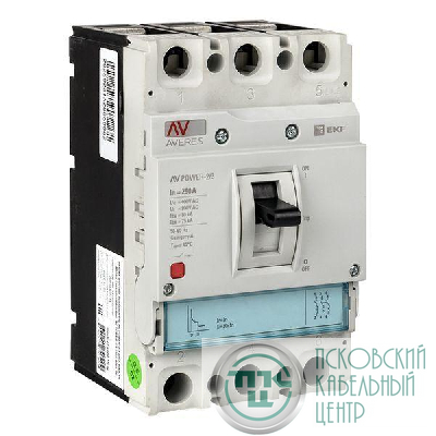 Выключатель автоматический 3п 250А 35кА AV POWER-2/3 TR AVERES EKF mccb-23-250-TR-av