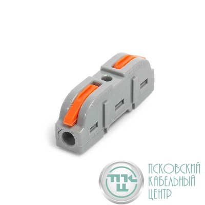 Клемма проходная СМК 222-2411 (уп.25шт) КВТ 109308