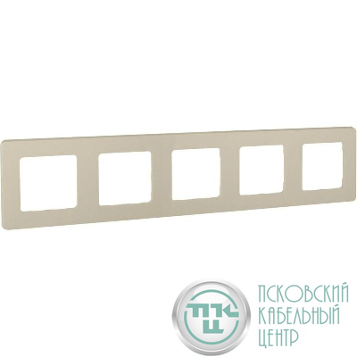 Рамка 5-м СП Inspiria IP20 сл. кость IEK 673971