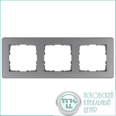 Рамка 3-м G-Flex алюм. Jasmart G1103S