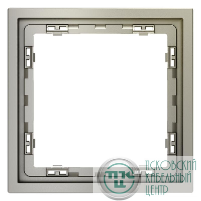 Рамка 1-м S70 пластик. шелк Voltum VLS100104