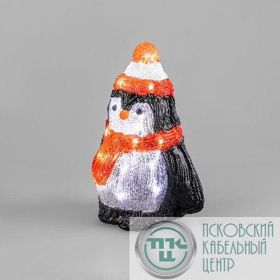 Фигура светодиодная акриловая "Пингвиненок" 19х14.5х25см 20LED 1Вт IP20 элементы питания 2хAA (не в компл.) Neon-Night 513-323