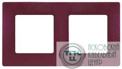 Рамка 2-м СП Etika IP20 сливовый IEK 672562