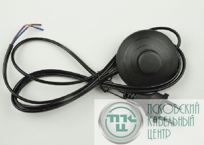 Шнур сетевой UCX-C20/02A-170 BLACK с вилкой и выкл. (напольный) 2А 500Вт 1.7м черн. Uniel UL-00004435