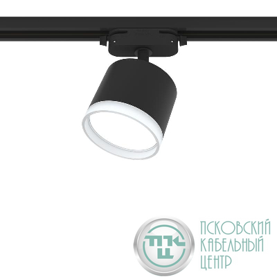 Светильник трековый ARTLINE поворотный 85х85х70мм GX53 230В алюм./пластик. 4кв.м черн. Ritter 59862 0