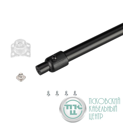 Подвес телескопический MAG-FLEX-ROD-TUBE-L2000 (BK) IP20 металл Arlight 034075
