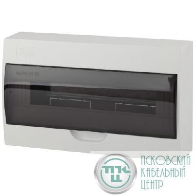 Бокс навесной ЩРН-П-18 18мод. IP41 пластик SIMPLE NO-box_simple-plastic_18_surface BOXS18 Эра Б0041527