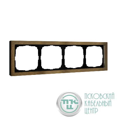 Рамка 4-м ArtGallery Pure метал. латунь SE GAL312204