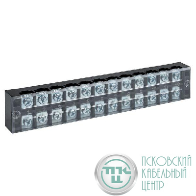 Терминал клеммный TB-4512 до 4.5кв.мм 45А 12 клеммных пар EKF tb-4512