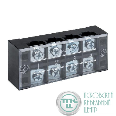 Терминал клеммный TB-4504 до 4.5кв.мм 45А 4 клеммные пары EKF tb-4504