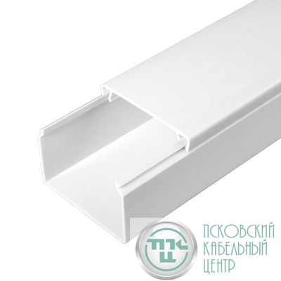 Кабель-канал 60х40 L2000 с двойн. замком бел. Промрукав PR03.0055