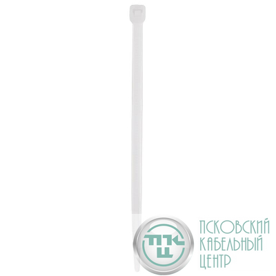 Хомут кабельный (стяжка) PCT 3.6х100-100WH 3.6х100 PA6.6 бел. (уп.100шт) JazzWay 5053700