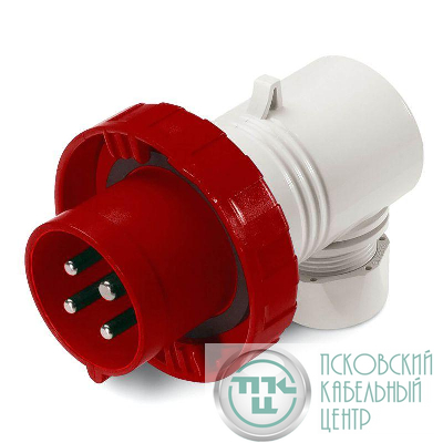 Вилка кабельная угловая 16А 3P+E+N 400В IP67 DKC DIS2261637