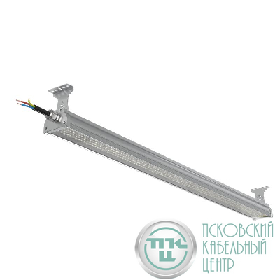 Светильник светодиодный ДСП WP 24 C 120W W 840 L1200 SI CL 1280х100х85мм 120Вт 4000К IP66 пылевлагозащ. Русский Свет 27072423919