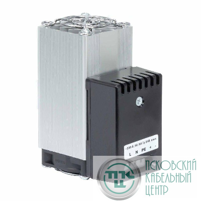 Обогреватель компактный с кабелем и вентилятором 75Вт 230В + 24В DC DKC R5FMHT75