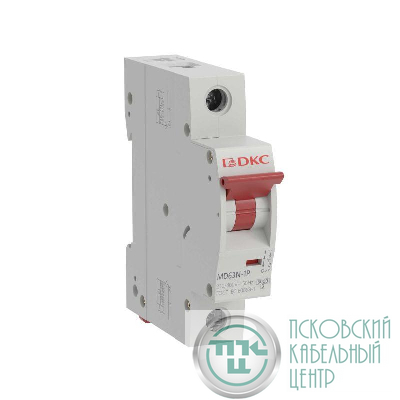 Выключатель автоматический модульный 1п C 10А 6кА MD63N YON MD63N-1PC10