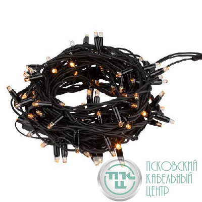 Гирлянда светодиодная "Нить" 10м 100LED желт. уличная ERAPS-NZ2 Эра Б0060544