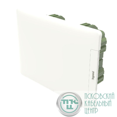 Щиток встраиваемый Practibox3 1х8м бел. дверь земля+нейтраль Leg 401761