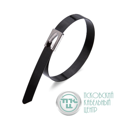 Хомут кабельный СКС-П (304) 4.6х250 стальной с покрытием (уп.100шт) Fortisflex 74932