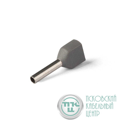 Наконечник штыревой втулочный изолированный НШВИ(2) 0.75-10 (уп.100шт) КВТ 108926
