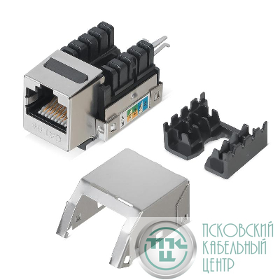 Вставка Keystone Jack RJ45 кат.5E экранир. WR-KJ-RJ45-C5E-SH-90 90град. заделка тип 110 WRline 505213