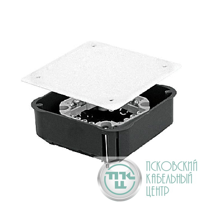 Коробка распаячная КМП-020-024 для полых стен с метал. лапками клеммником и крышкой 116х116х45 PROxima EKF plc-kmp-020-024