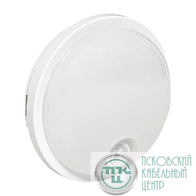 Светильник светодиодный ЖКХ ДПО-2300 15Вт 4000К IP65 круг с инфракрасным датчиком движения LUMA EKF BKL-2300DI-R-15-4000