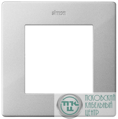 Рамка 1-м Simon24 алюм. 2400610-033