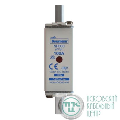 Предохранитель NH 6А 400В GG 000 EATON 6NHG000B-400