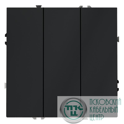 Выключатель 3-кл. СП S70 10А механизм графит Voltum VLS030107